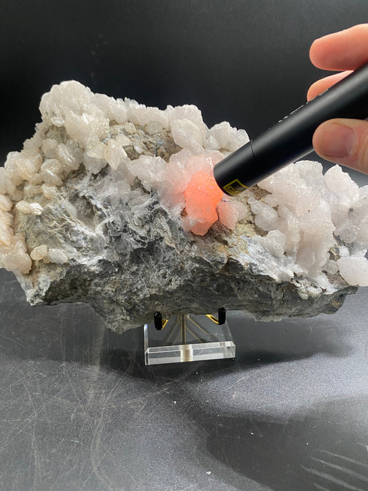 Manganoan Pink Calcite
from, Androvo Mine in Zlatograd, Bulgaria